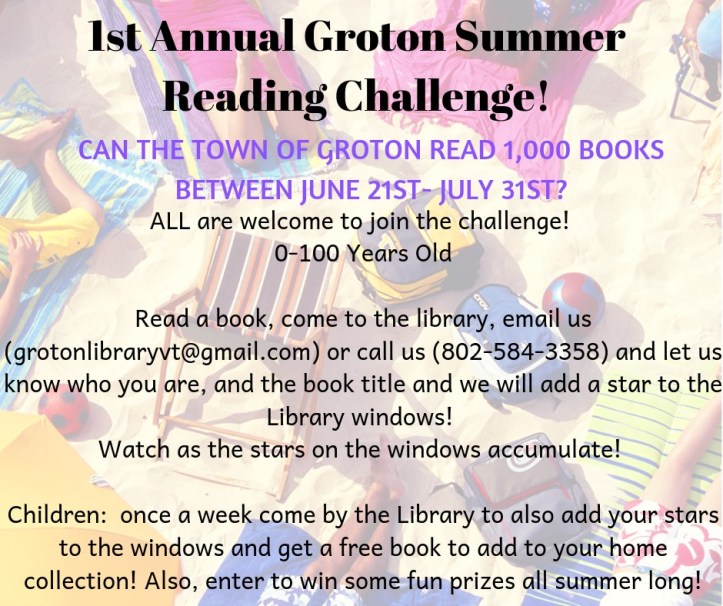 1st Summer Reading Challenge