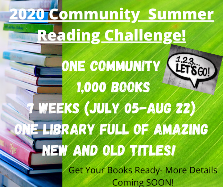 2020 COMMUNITY Summer Reading Challenge!